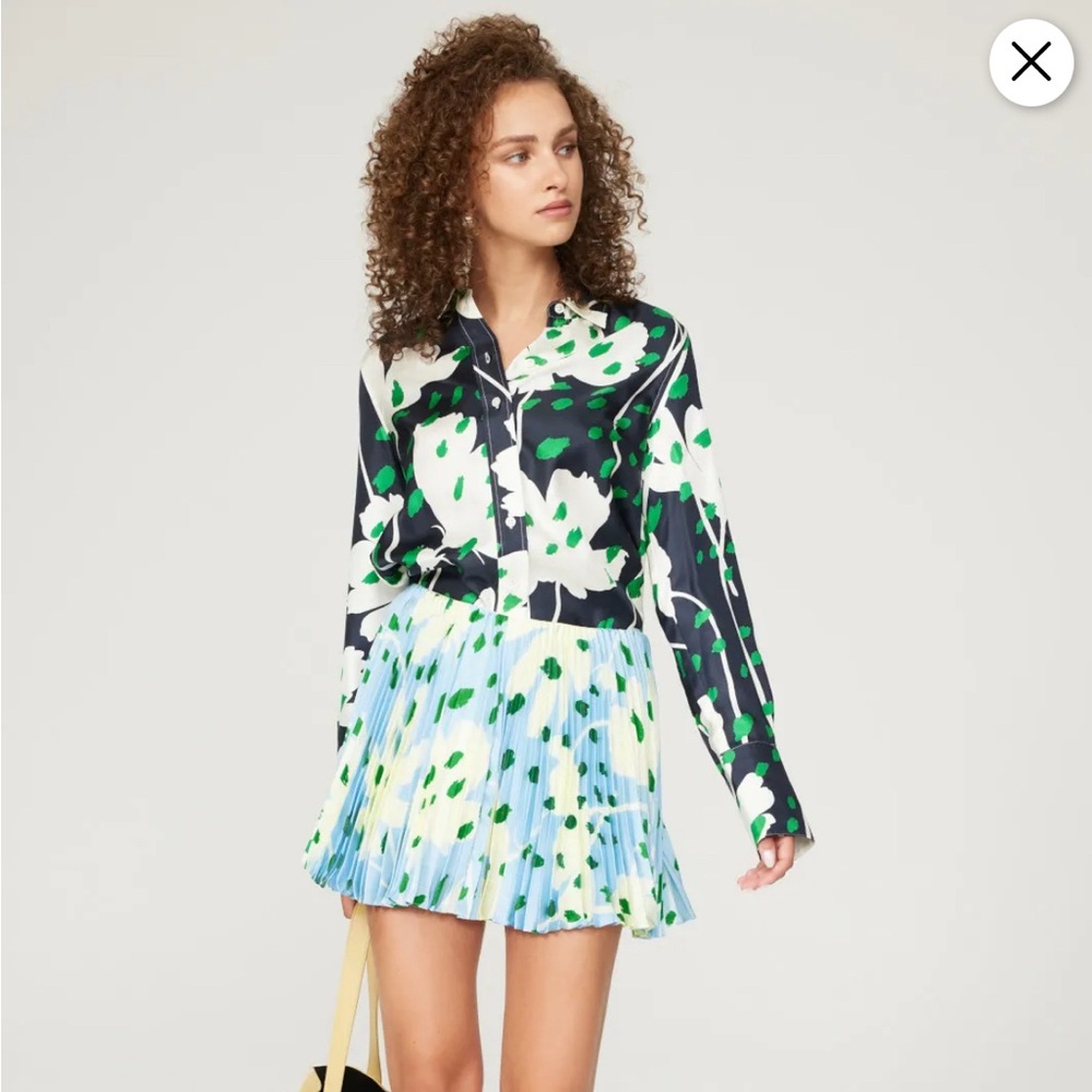 Monse Mini Pleated Skirt